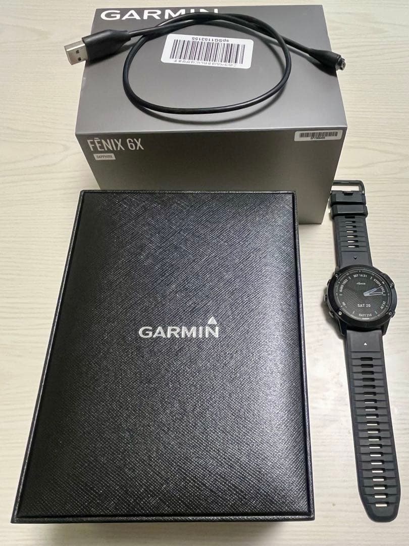 時計 GARMIN FENIX 6X Sapphire DLC