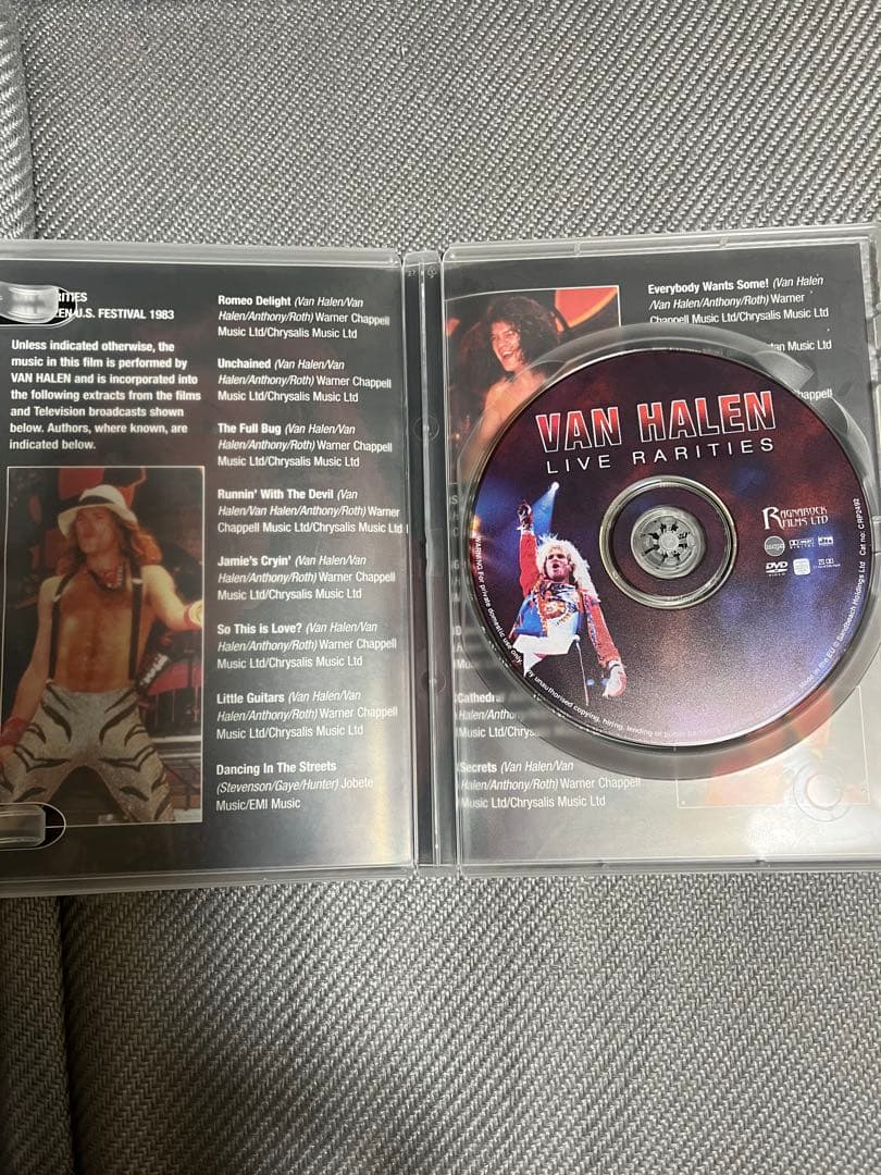 ミュージック VAN HALEN LIVE RARITIES DVD