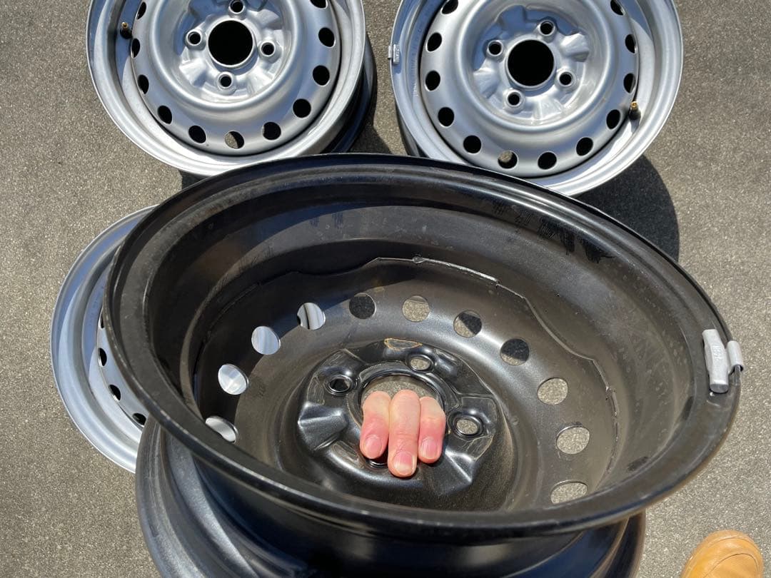 新車外し 13×5J 4穴100 +40 ADバン NV150 流用 13インチ