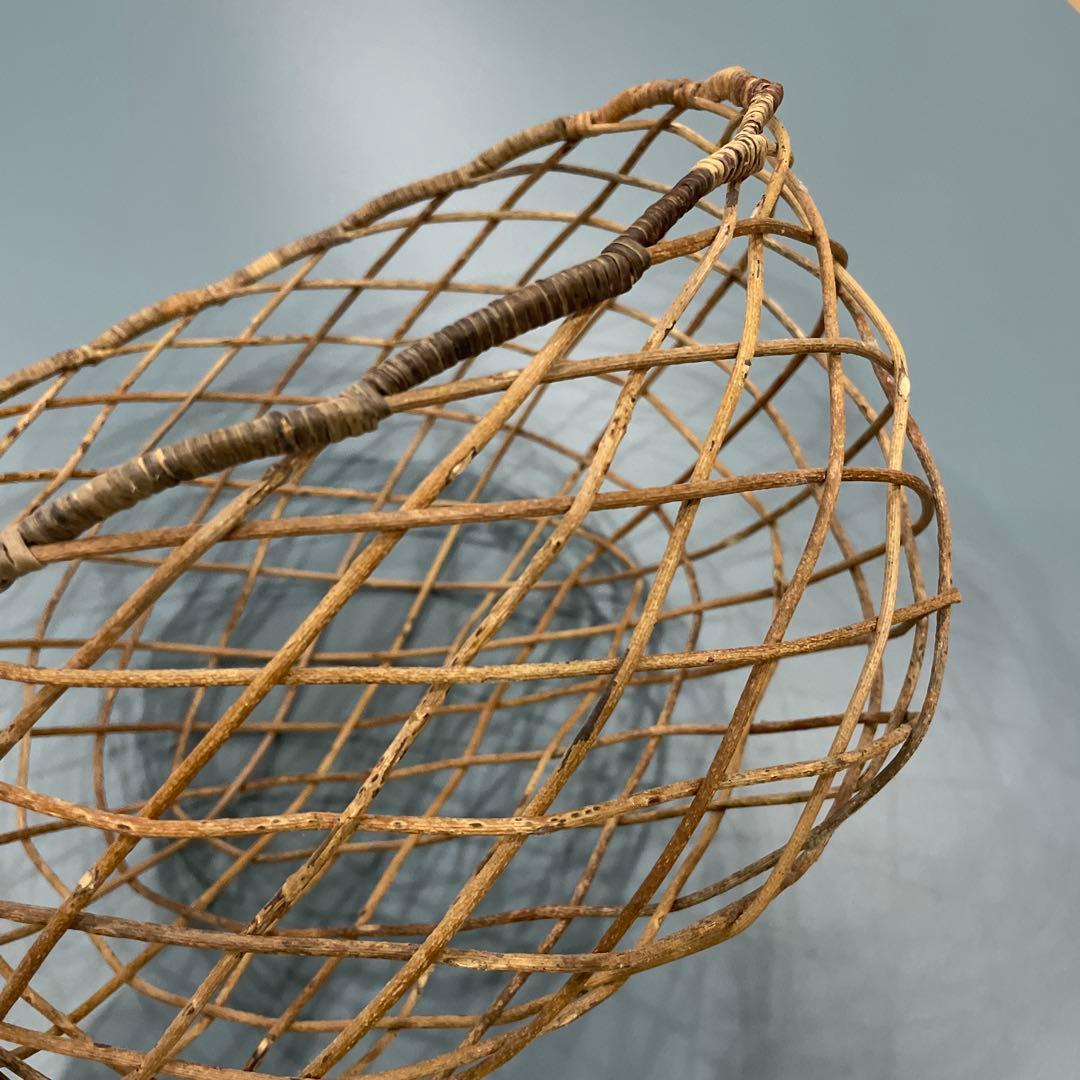 渡部萌　あけびかご