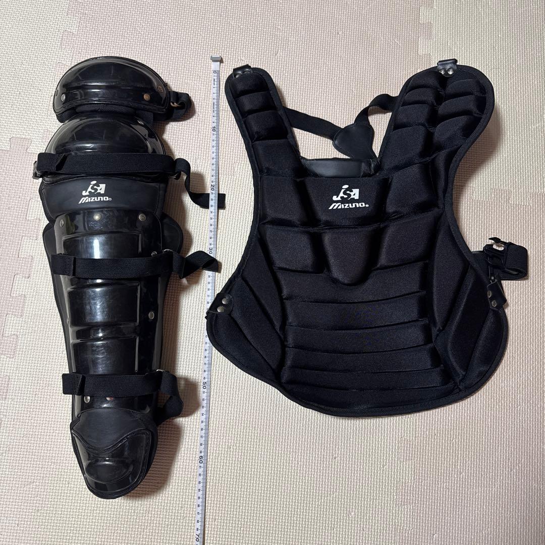 Mizuno ブラック キャッチャー防具セット