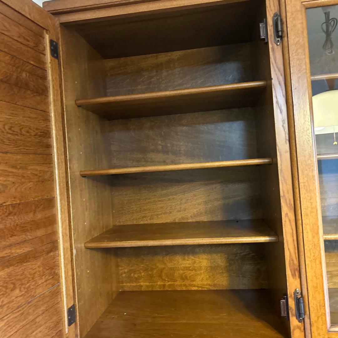 天然木　食器棚　お洒落　アーリーアメリカンシリーズ　クラシック　送料込