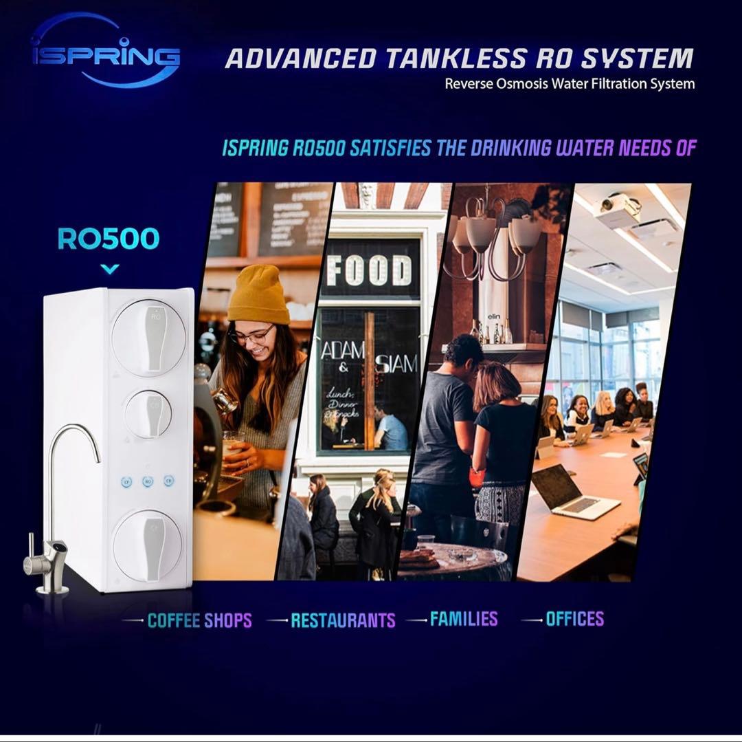 MRO500 逆浸透膜（RO）式　タンクレスのRO500 専用交換用フィルター