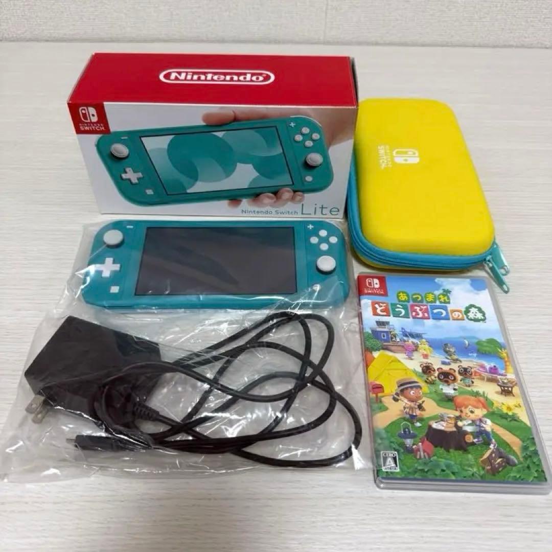 Nintendo Switch Lite ターコイズ あつまれどうぶつの森