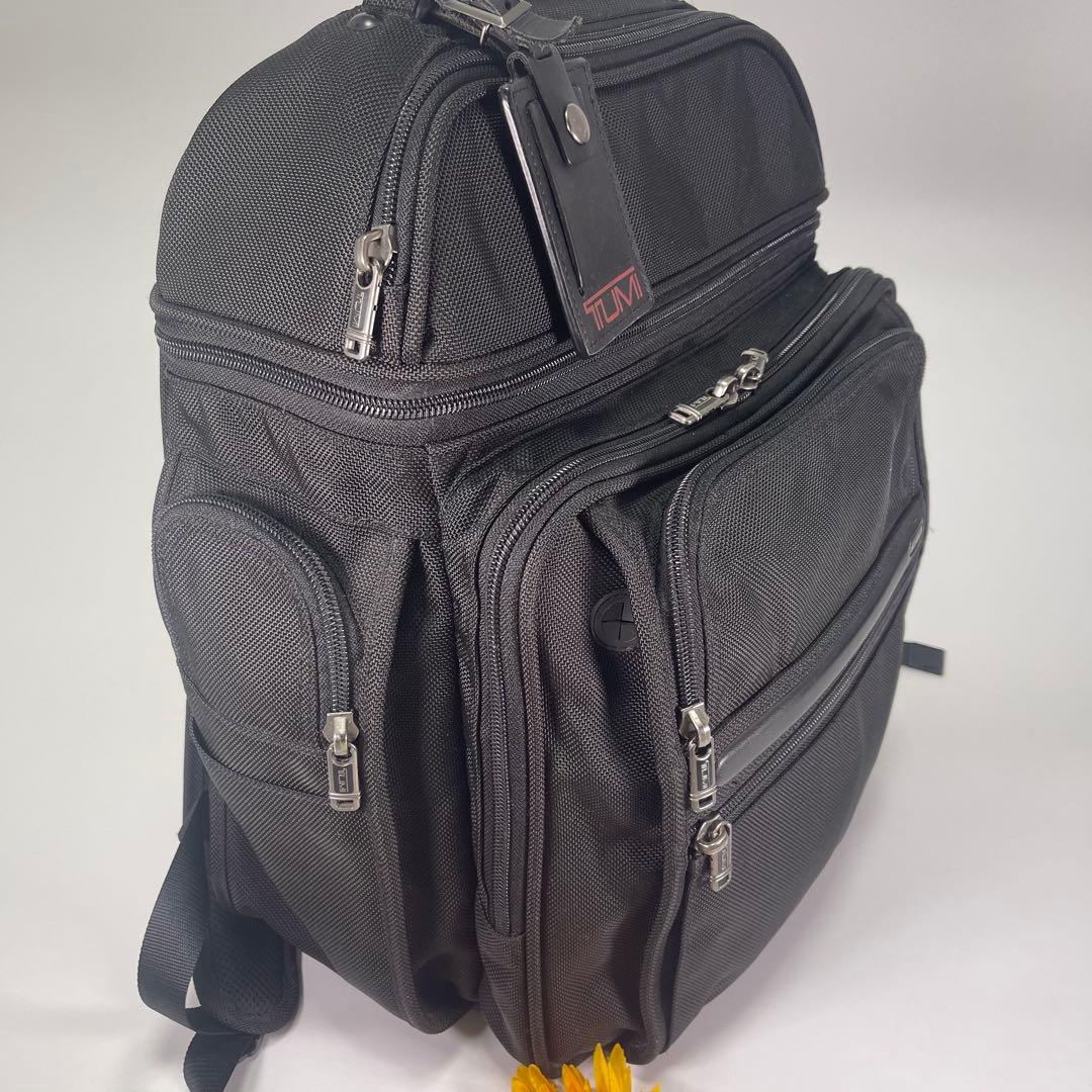 【美品✨】TUMI トゥミリュック・バックパック黒多機能26186D4 レア型