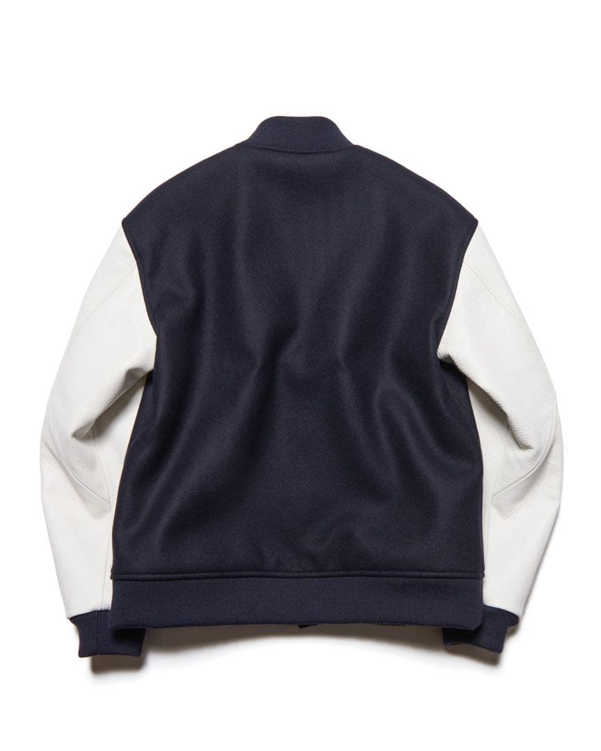 ジャケット・アウター SOPHNET. MELTON LAMBSWOOL VARSITY JACKET