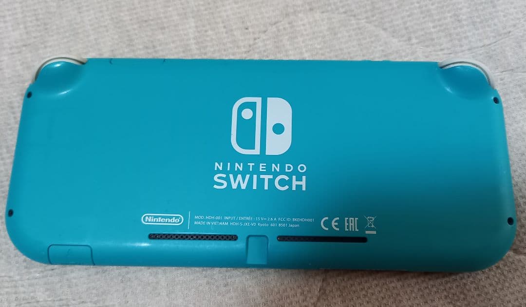 ジ*グ様 Nintendo Switch Lite ターコイズ本体のみ　スティッ