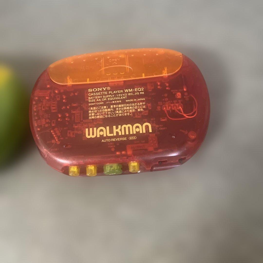 SONY WM-EQ2 2台セット　カセットプレーヤー　通電OK ジャンク品