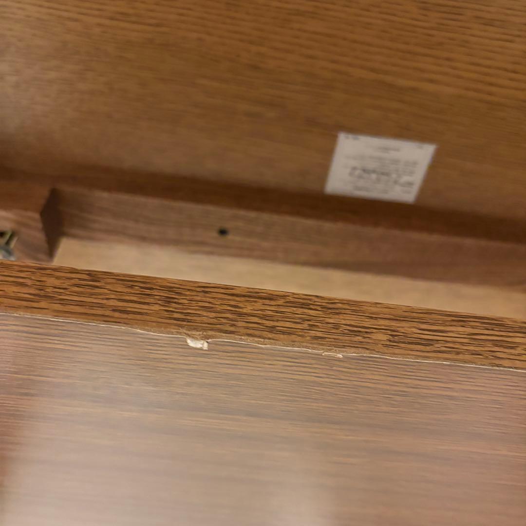 unico  バタフライテーブル 収納棚付き 伸長式（送料込み）