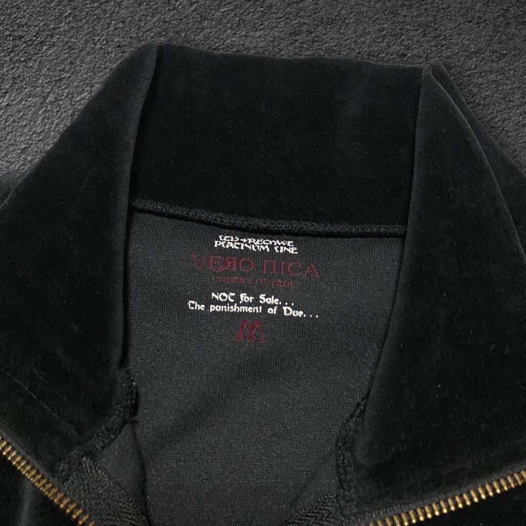 トップス VERONICA skull Napoleon velour jacket