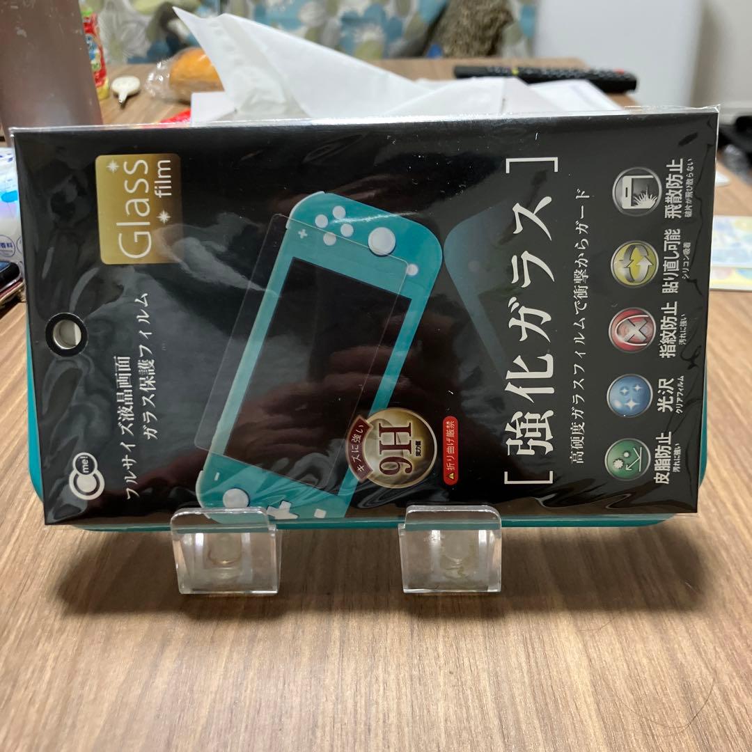 コ*ア様 Nintendo Switch Lite ターコイズ + 強化ガラスフ