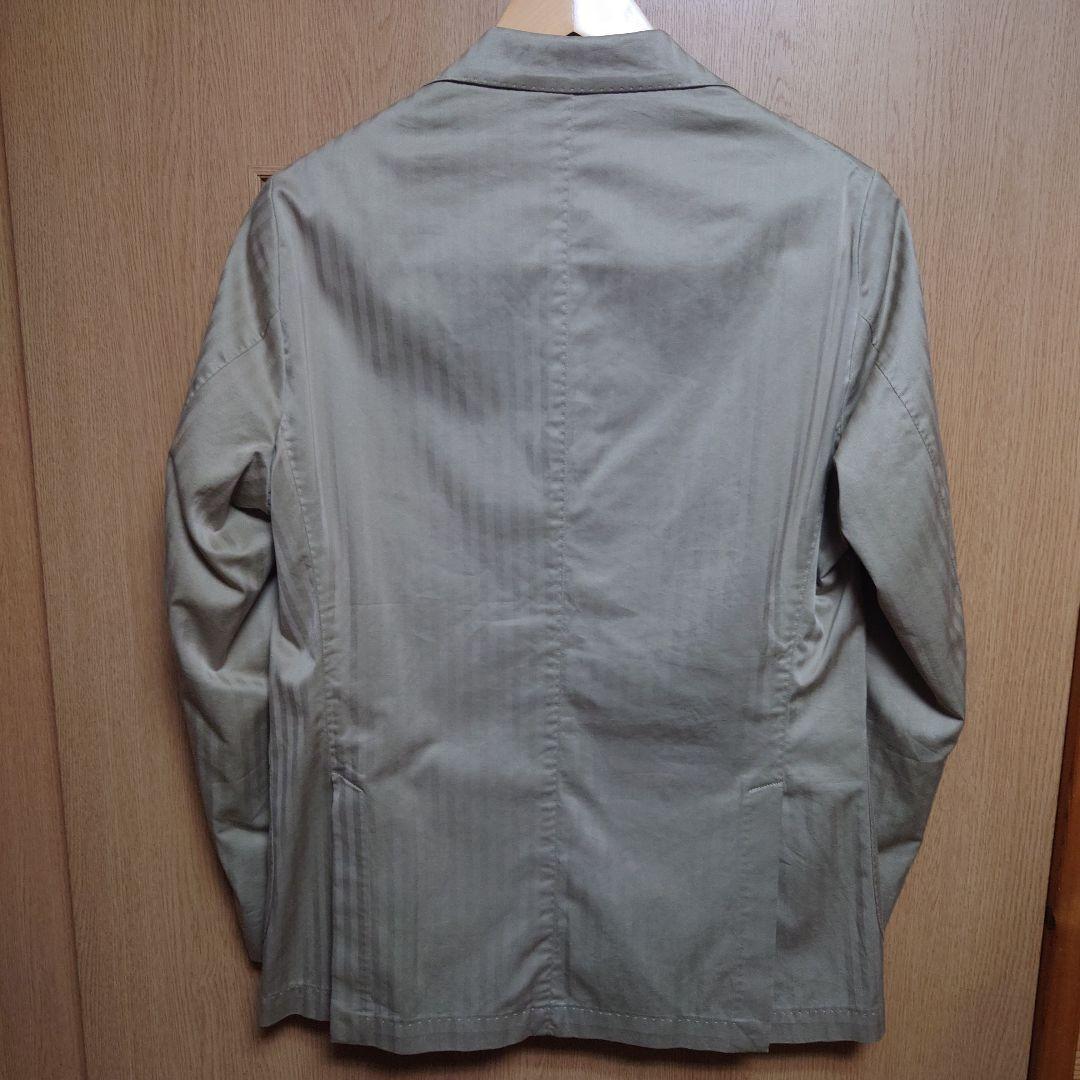 【美品】48 ルビアム ヘリンボーンセ ットアップ コットン スーツ ベージュ