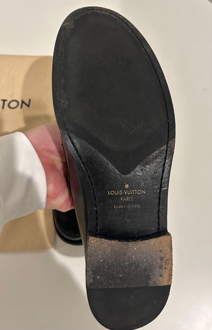 Louis Vuitton 黒 ローファー 保存袋付き