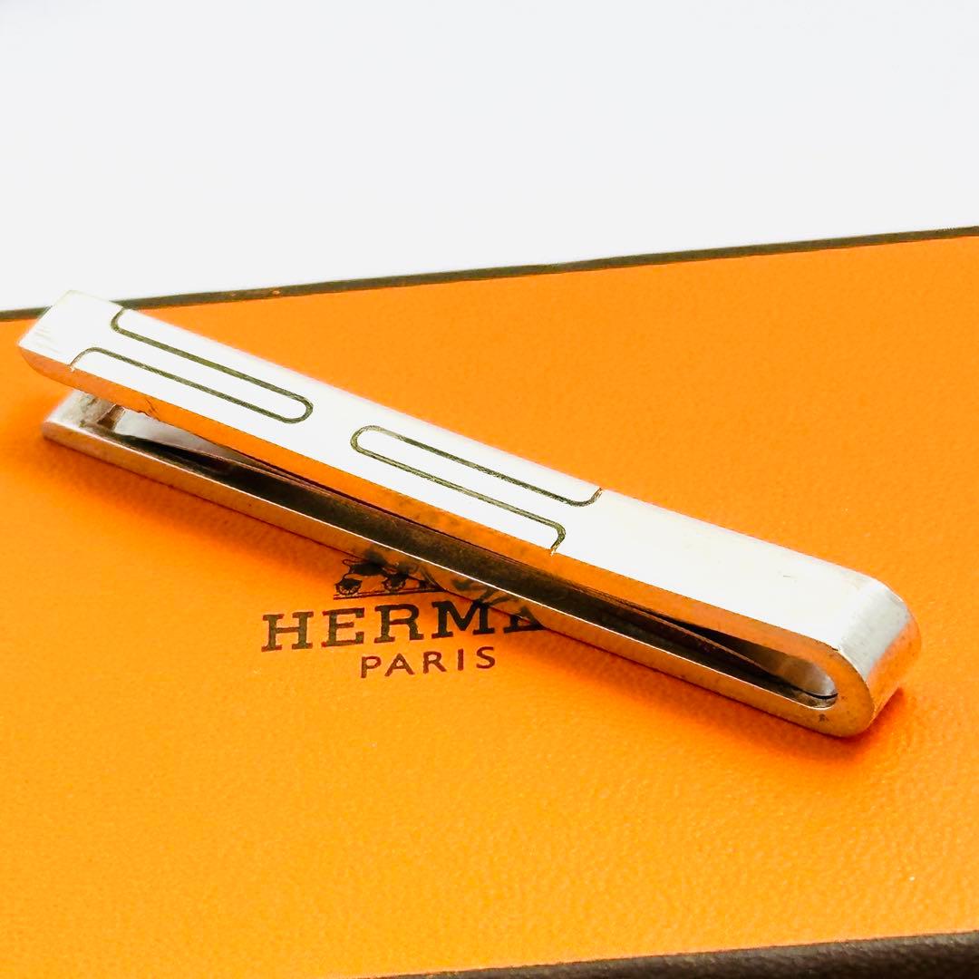 HERMES　エルメス　Hロゴ　シルバー　ネクタイピン　タイピン　Ag925
