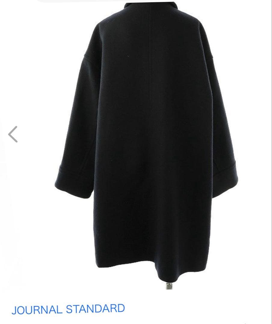 JOURNAL STANDARD ブラック ウールピーコート 36