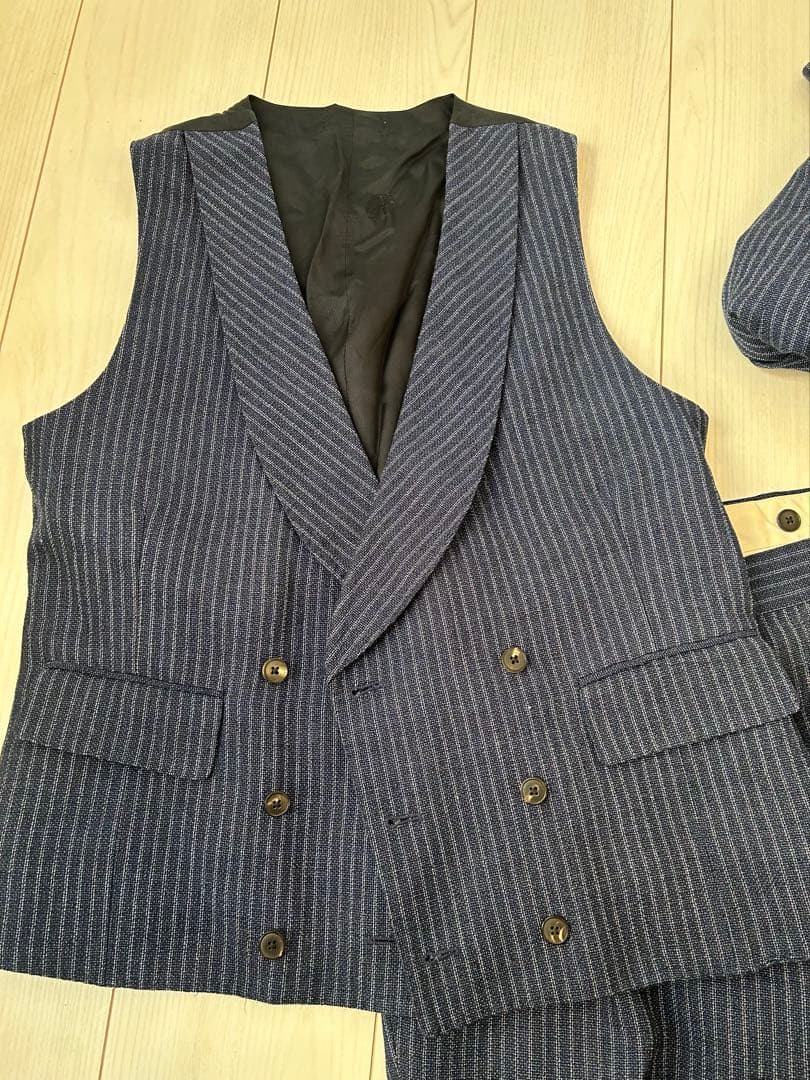 【特価セール‼️】GABRIELE PASINI ネイビースーツ3点セット‼️ 46