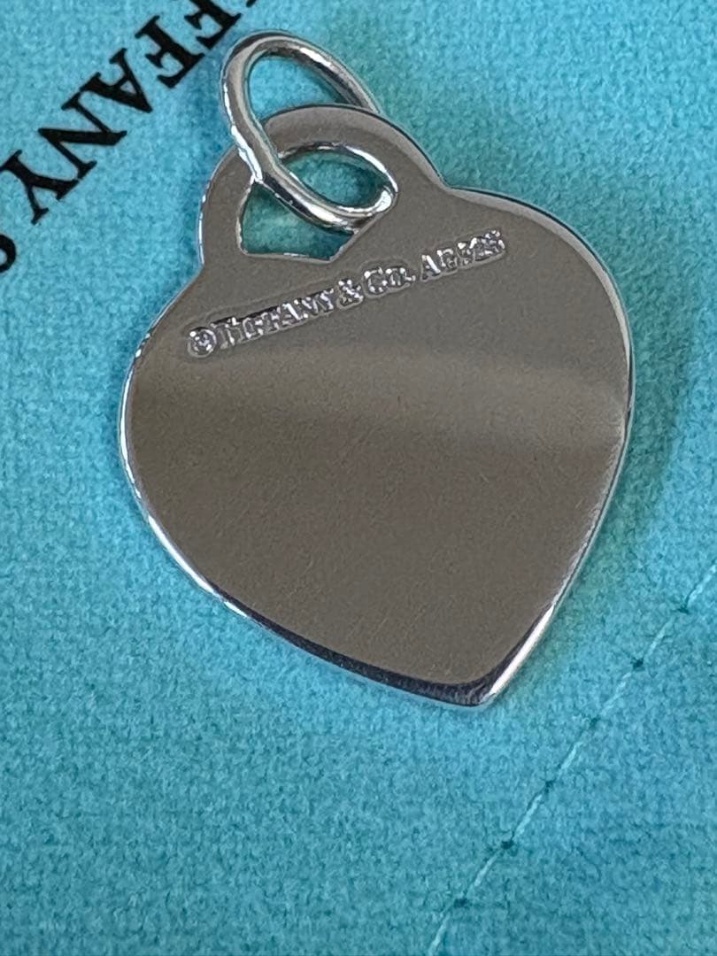 正規品　極美品ティファニーハートペンダント　チャーム