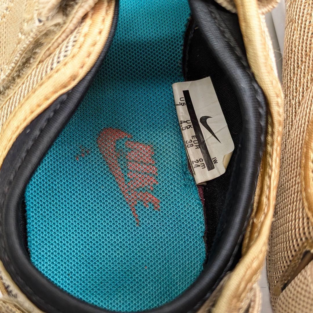 【希少カラー】NIKE エアリフト ゴールド 24 足袋スニーカー サンダル