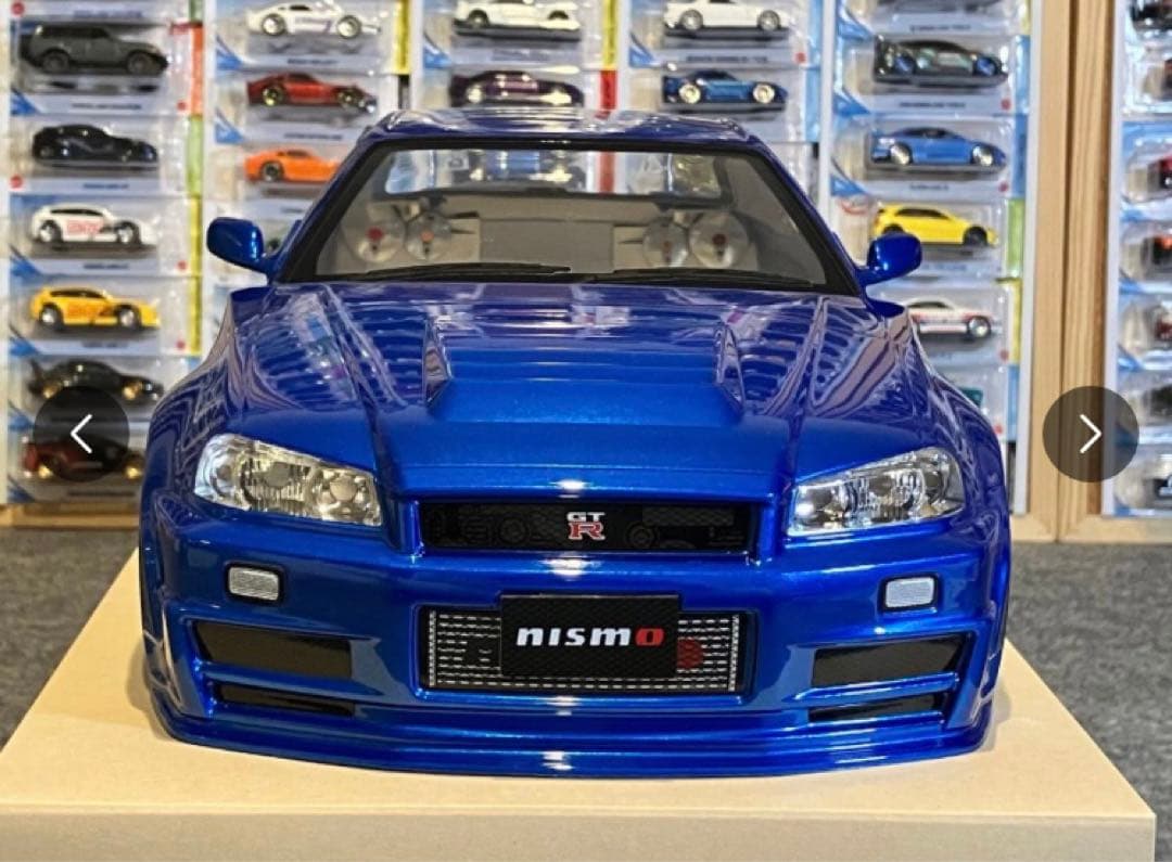 タミヤ ラジコン RC スカイラインGT-R 塗装済 スペアボディ メタリック青