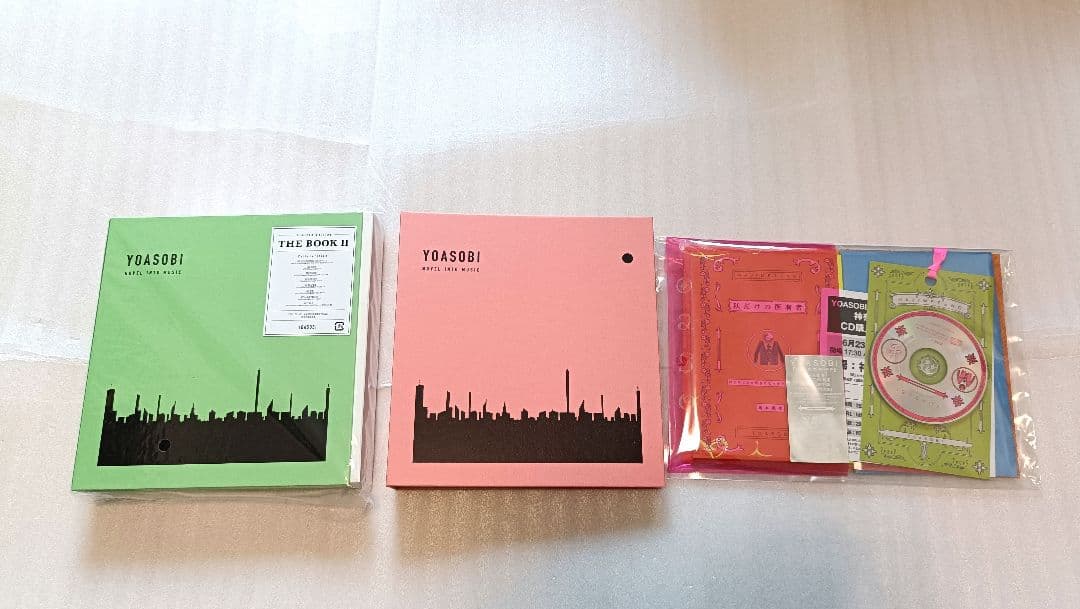 YOASOBI CD THE BOOK 1 2 はじめてのEP インデックス