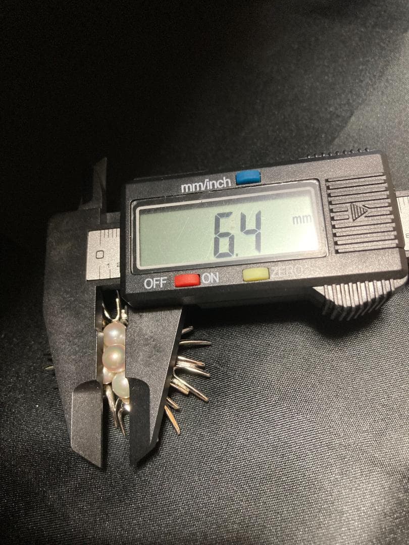 MIKIMOTO ミキモト ブローチ パール 7粒 7珠 925 皇室御用達