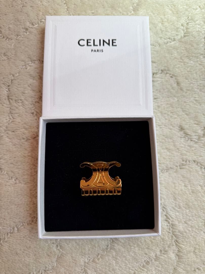 セリーヌ CELINE ミディアム ヘアクロー ヘアクリップ