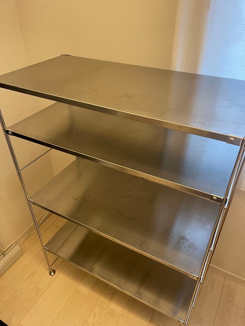 ステンレスユニットシェルフ　ステンレス棚セット　ワイド　中