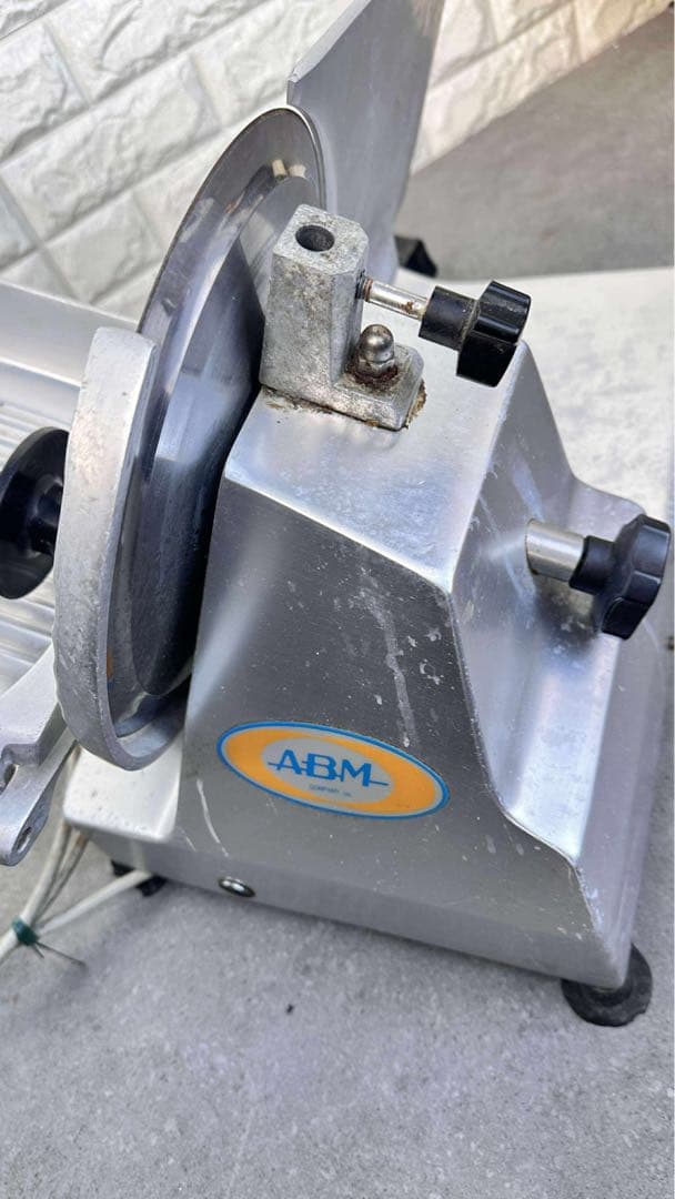 ABM タザキ　業務用　ミートスライサー　イタリア製　手動　ハムスライサー