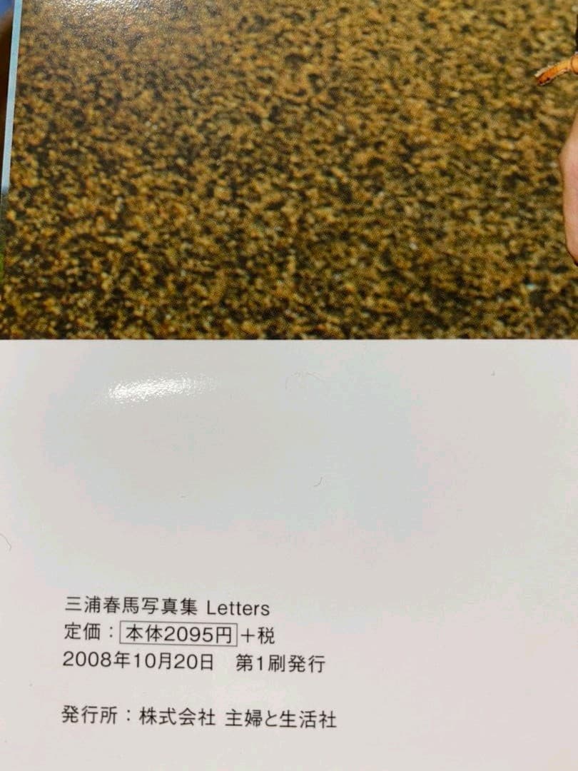 三浦春馬　写真集　たぶん　Letters 　初版　第二版　帯付き