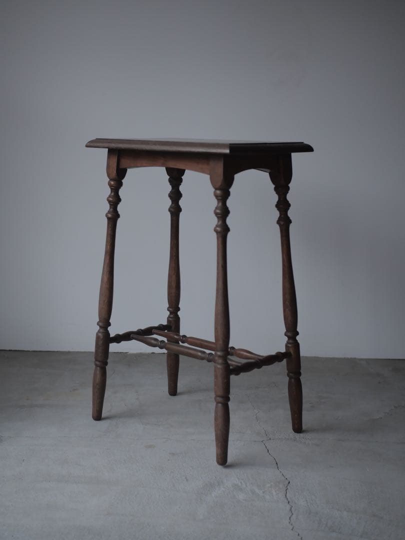 花台　イギリス製　オーク材　展示台　台　古家具　古道具　アンティーク　昭和レトロ