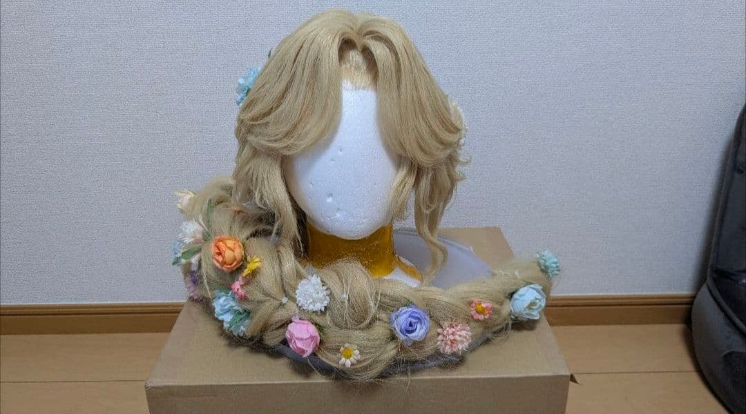 ラプンツェルコスプレ(ライト付きウィグ)セット