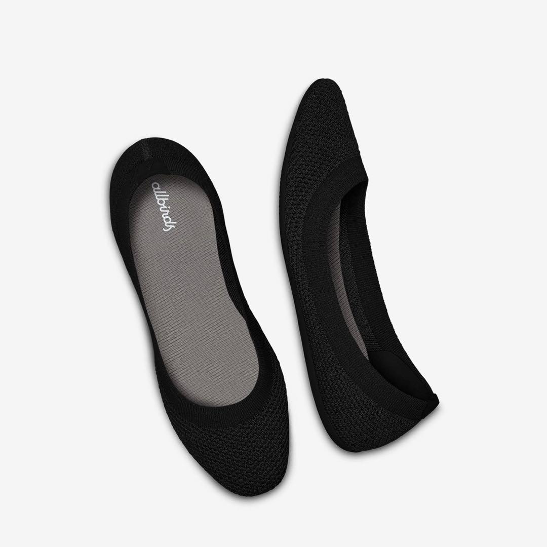 新品！　Allbirds オールバーズ ブラックフラットシューズ パンプス