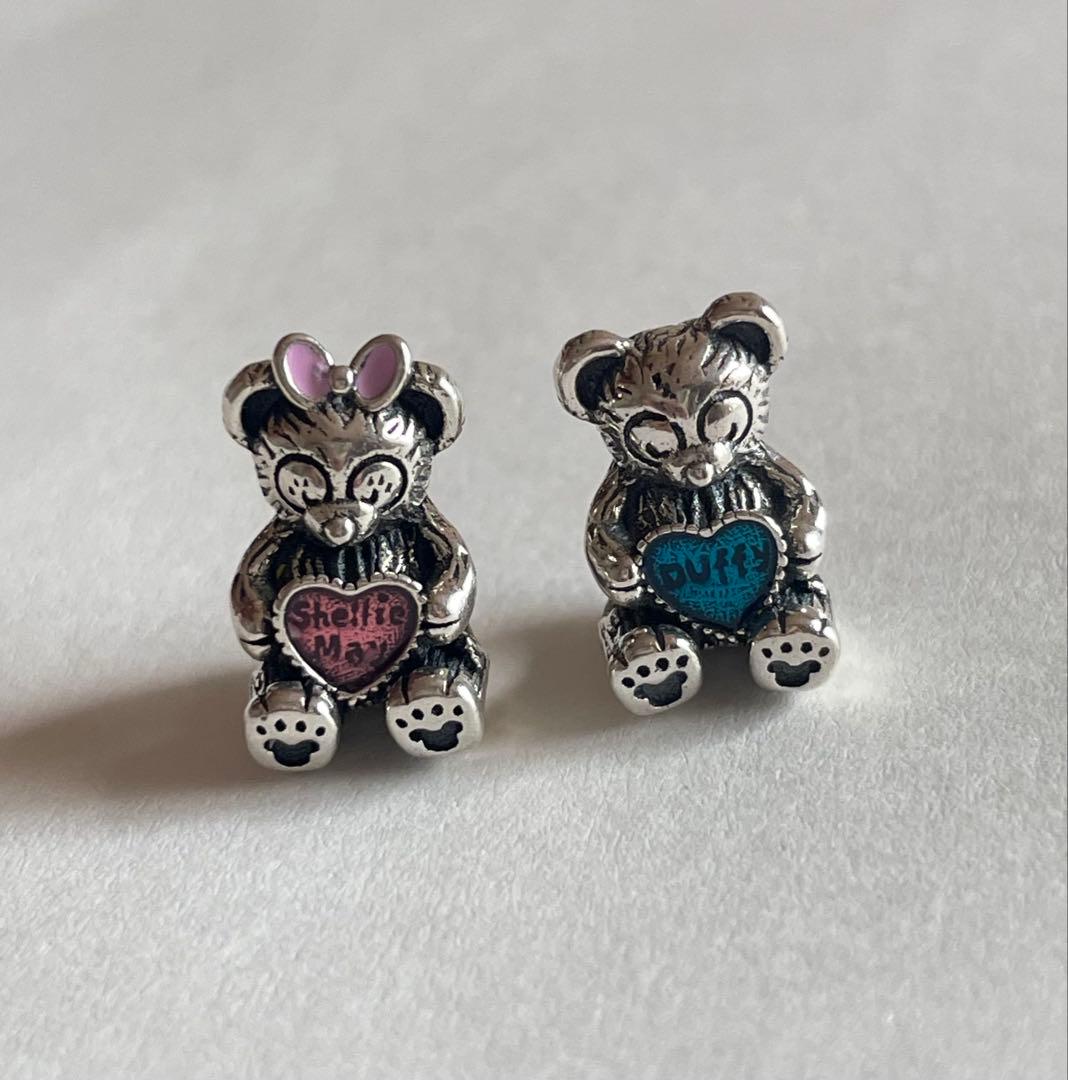 パンドラ ダッフィーとシェリーメイ 2点 セット