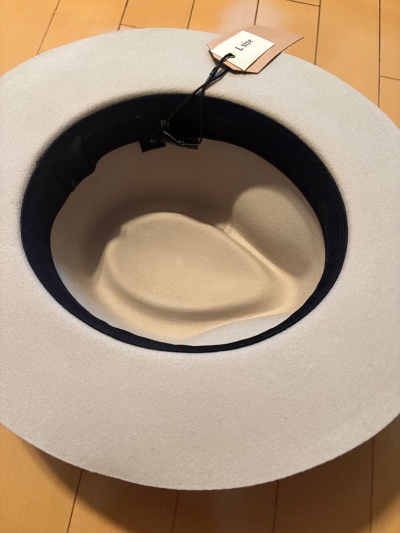新品未使用MIDDLE BRIM FLAT HATハット　サイズL