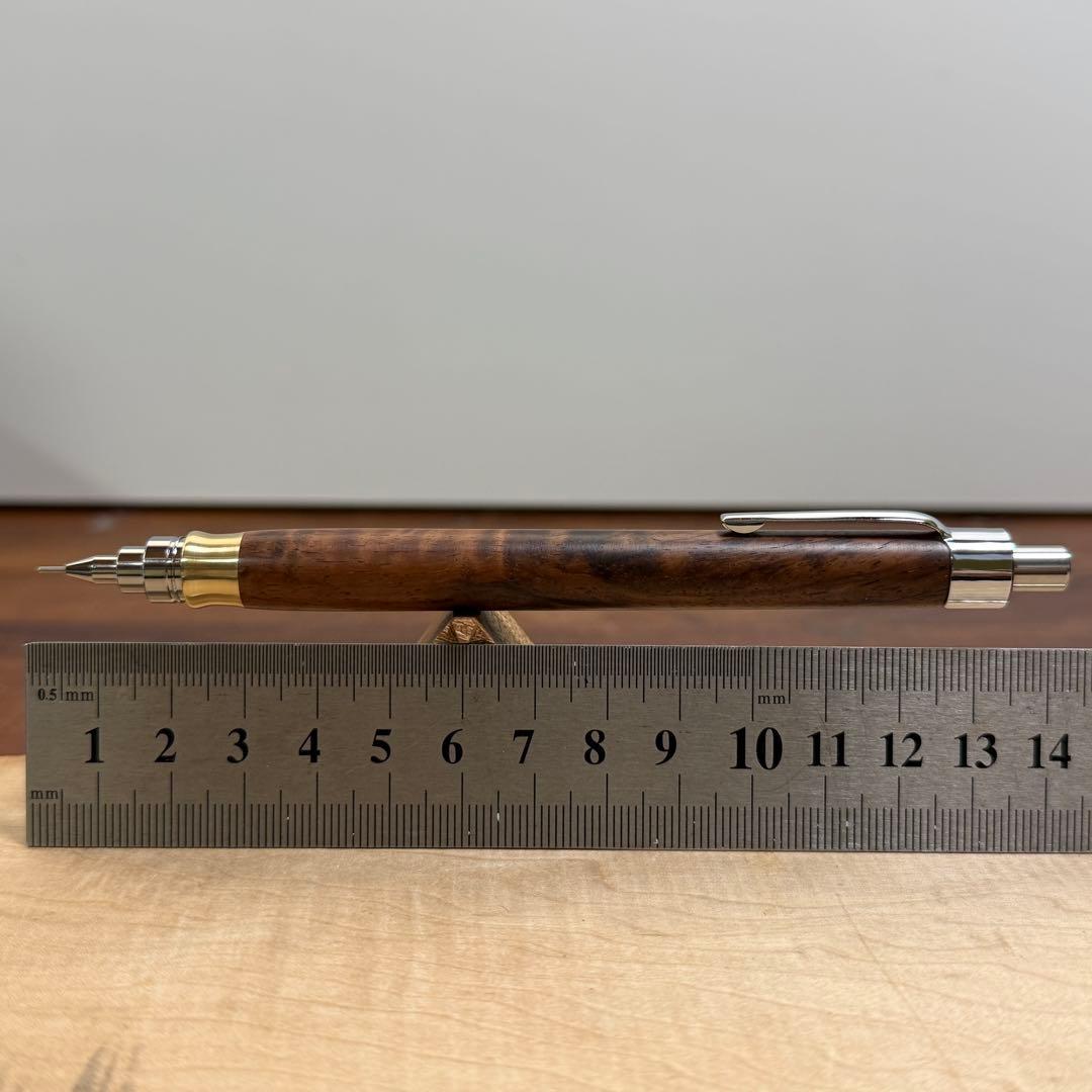 171グラナディロ杢あり　木製シャーペン　最強低重心R① 真鍮