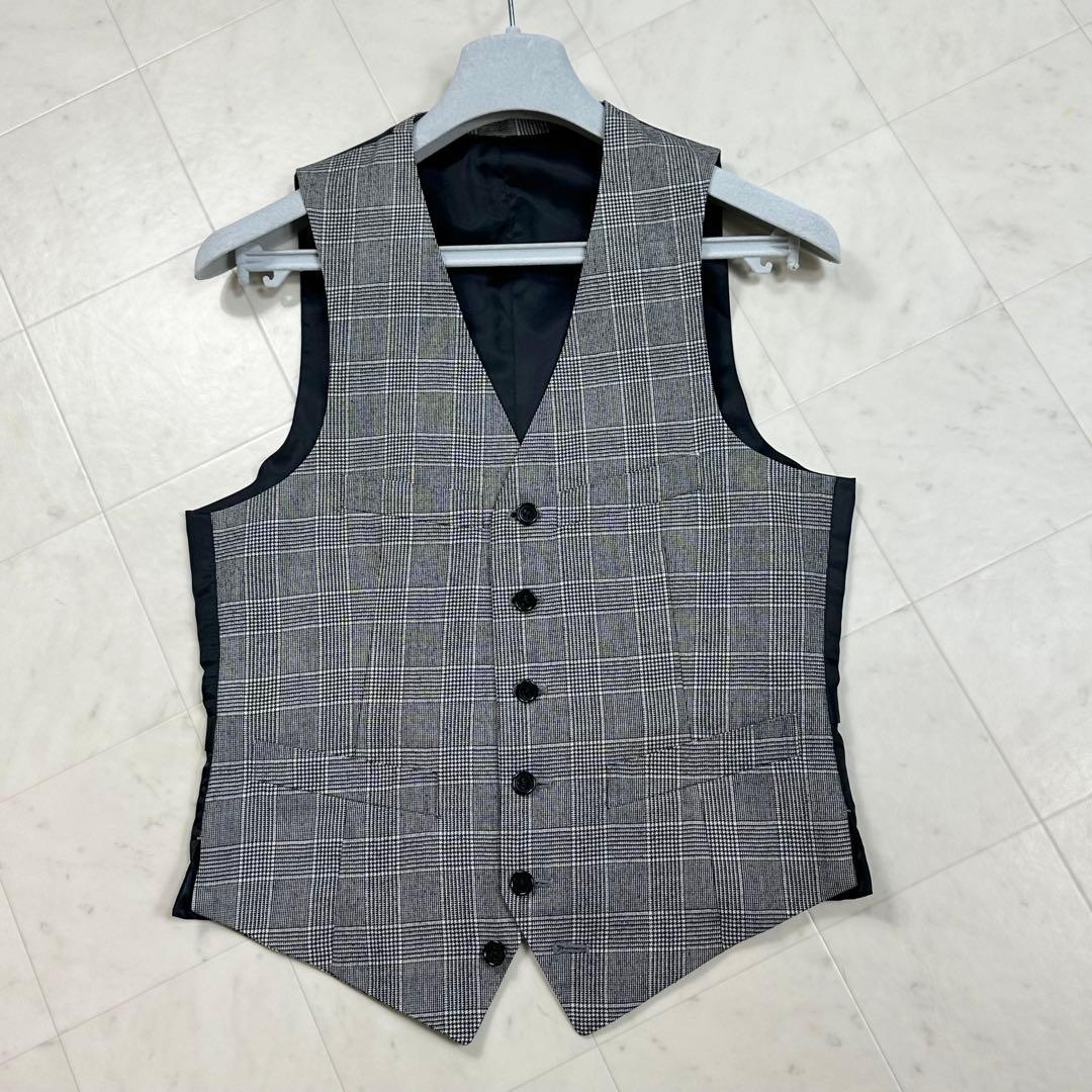 〈美品〉azabu tailor 麻布テーラー【S】3ピース セットアップスーツ