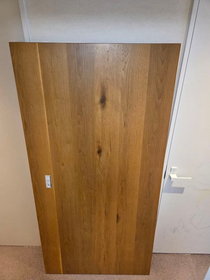 無垢材テーブル　オーク　天板だけ、脚だけのお取り引きも対応可