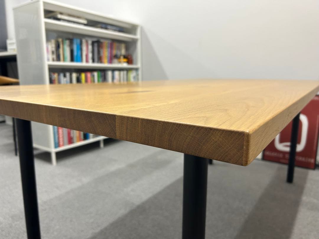 無垢材テーブル　オーク　天板だけ、脚だけのお取り引きも対応可