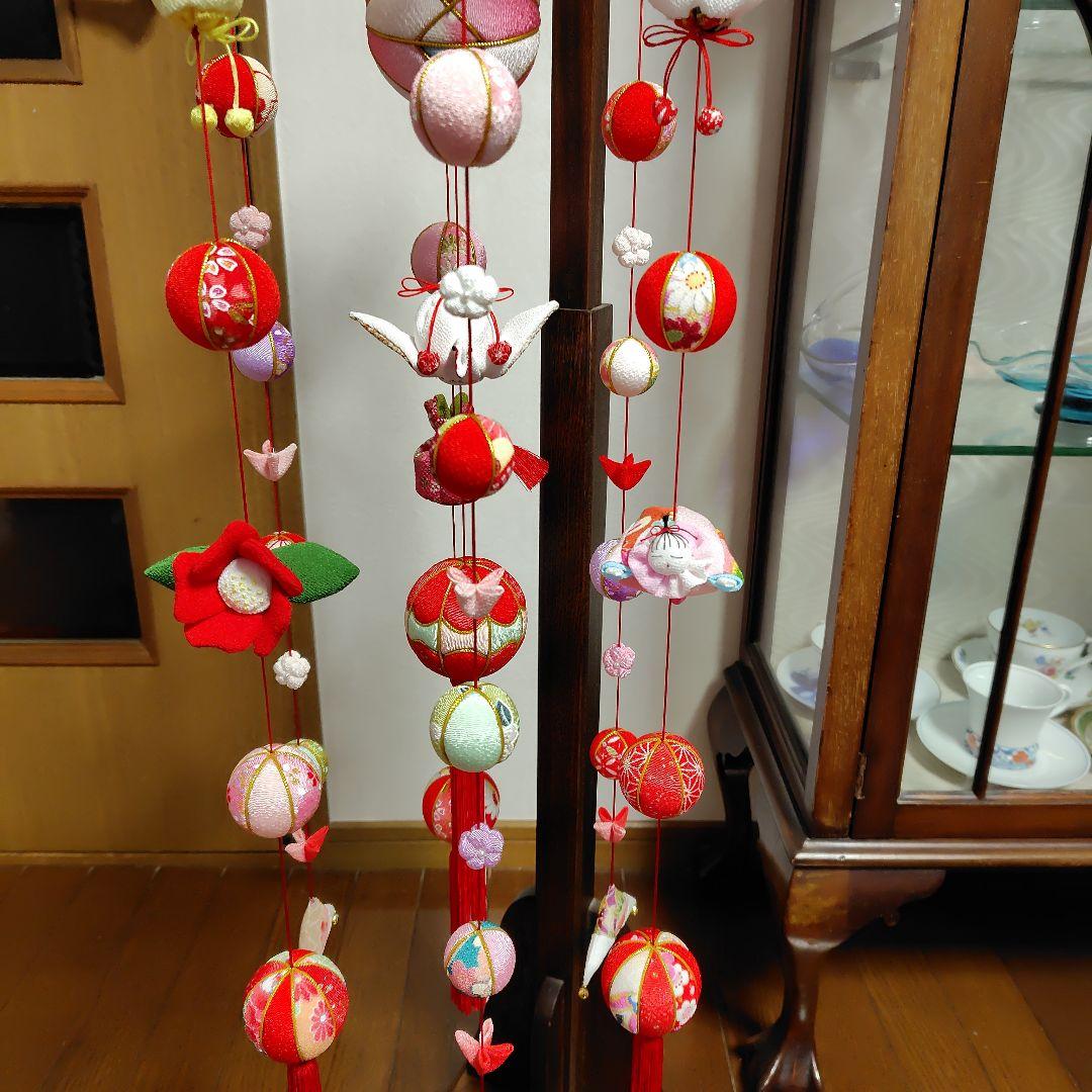 ちりめん細工　お雛様さげもん下げ飾り