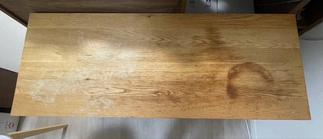 無印良品　木製シンプルテーブル コの字テーブル　45×115×72