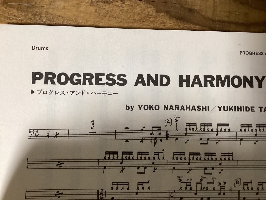 ★楽譜/ゴダイゴ/OUR DECADE/パート譜/バンドスコア/タケカワユキヒデ