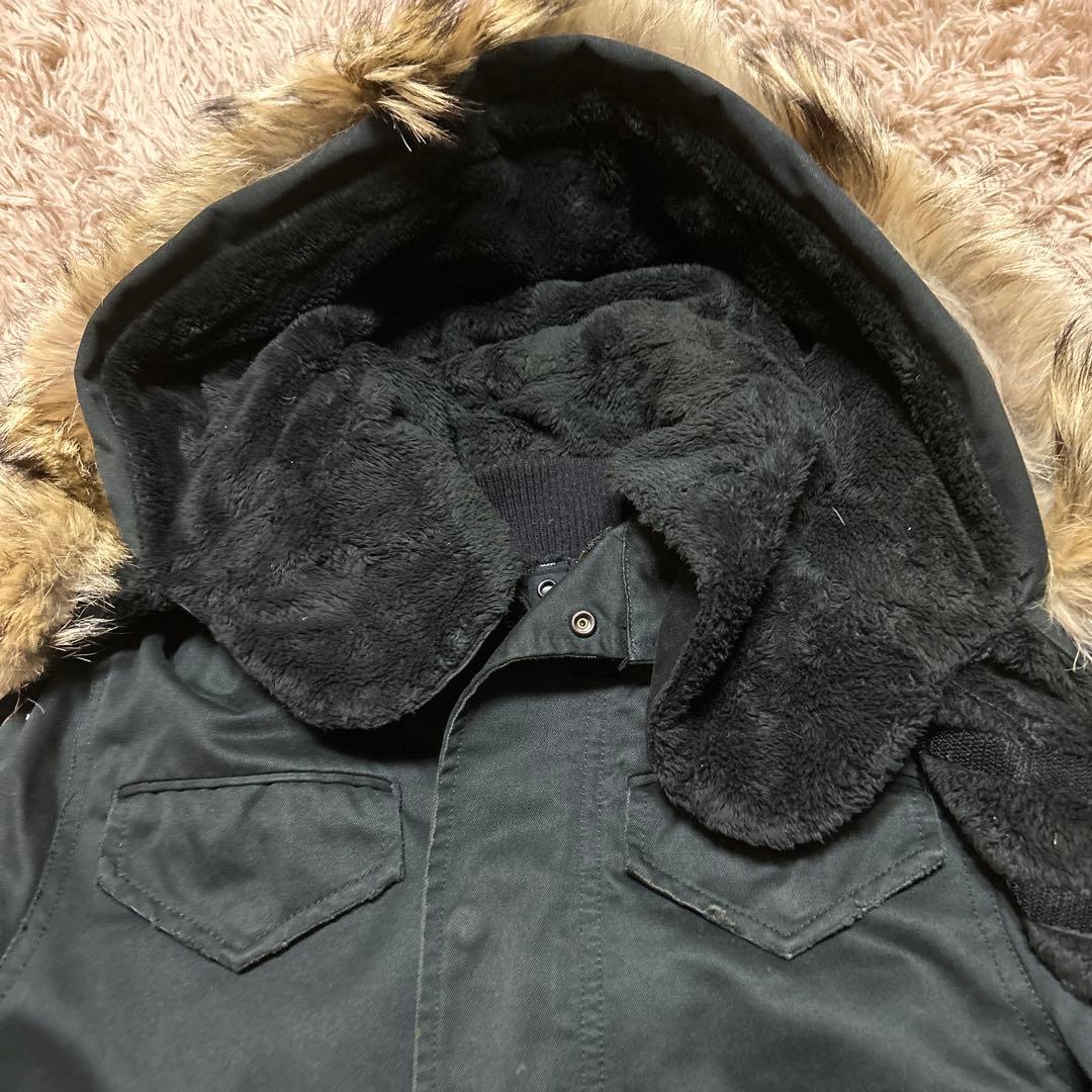 名作WJKデストロイコットンツイルモッズコートブラックS