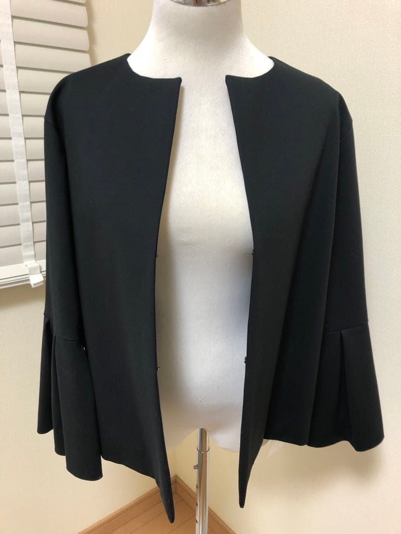 VERMEIL par iena ダブルクロスストレッチフレアスリーブジャケット