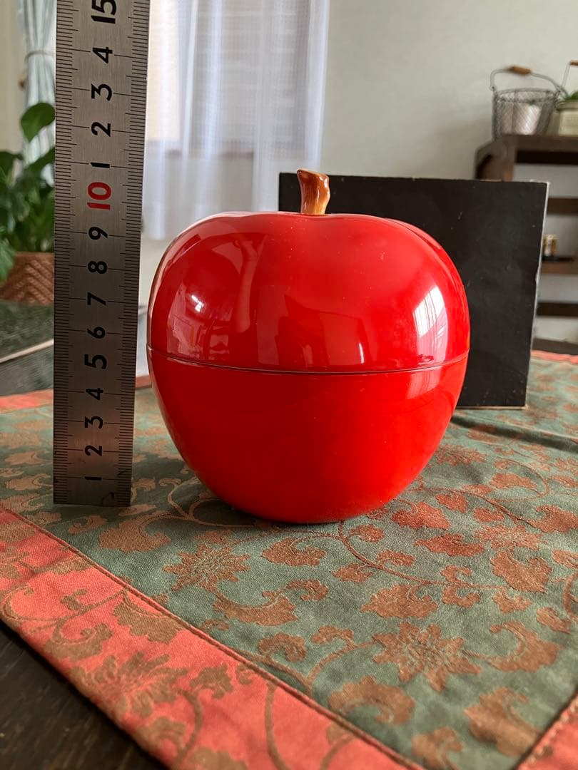 オールドノリタケ 日本陶器會社 1935年 林檎　蓋付小物入れ　希少