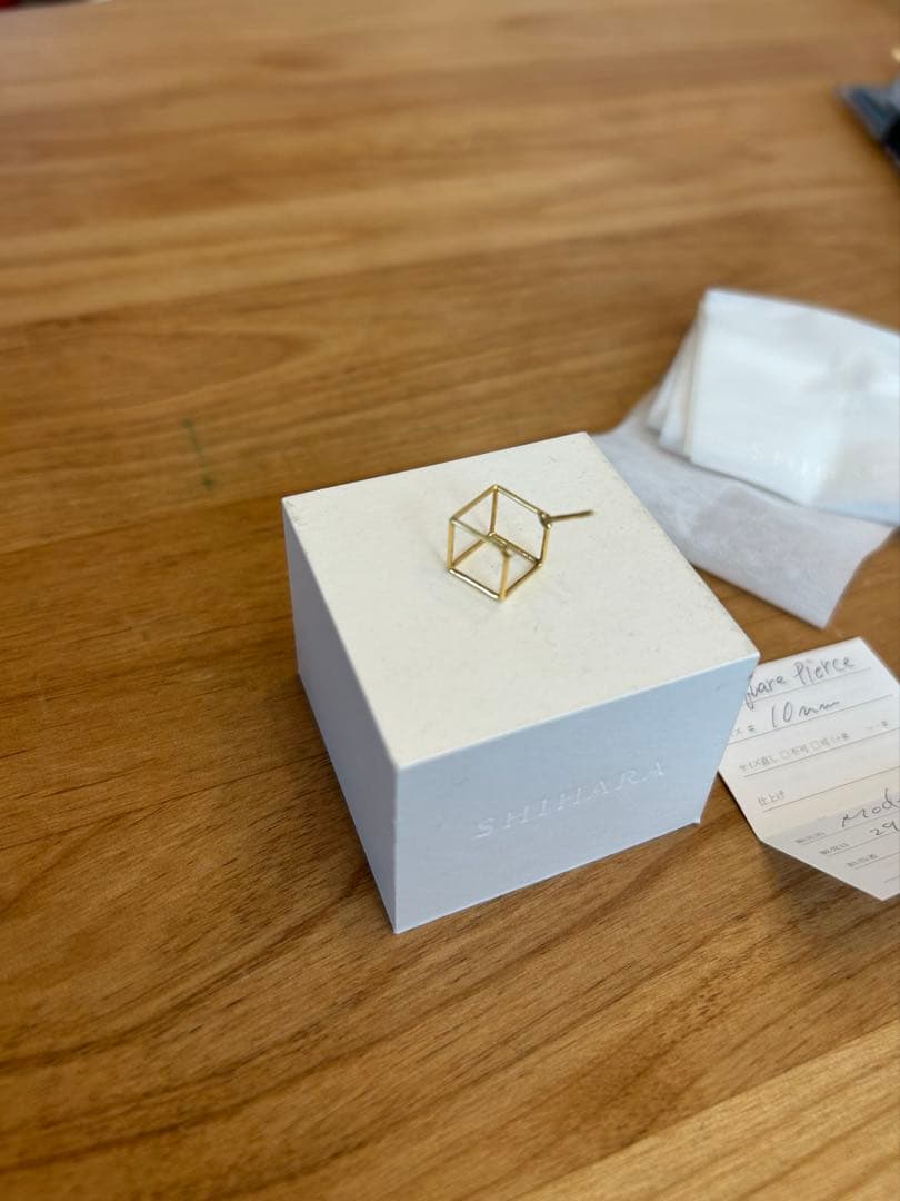 Shihara square pierce 10 スクエアピアス
