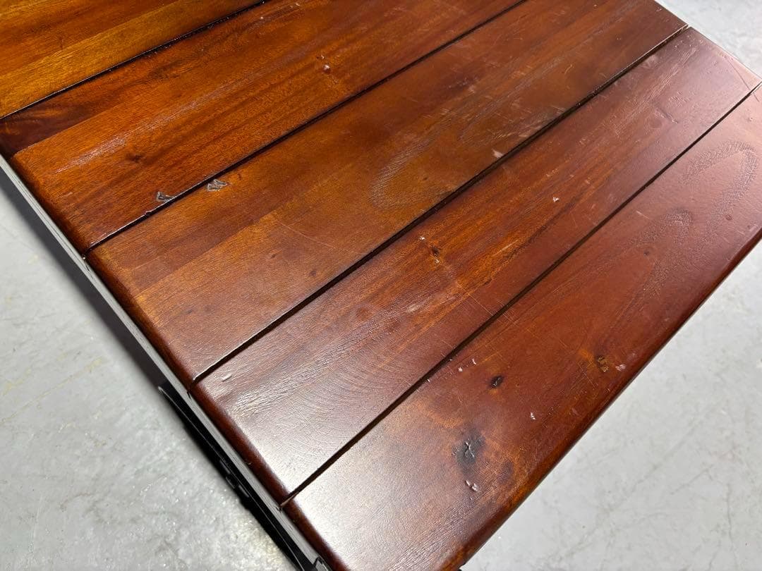 おしゃれ 車輪 移動可能 ローテーブル キャスター 取っ手付き Used/キレイ