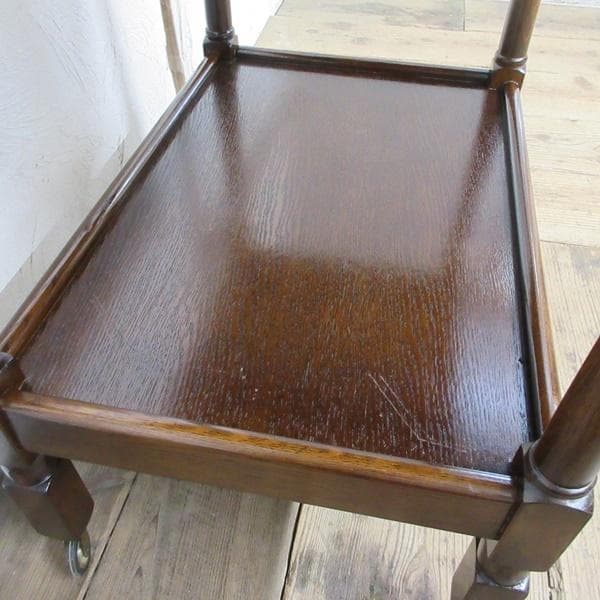 イギリス アンティーク 家具 キッチンワゴン トロリー カフェ 英国 6999d