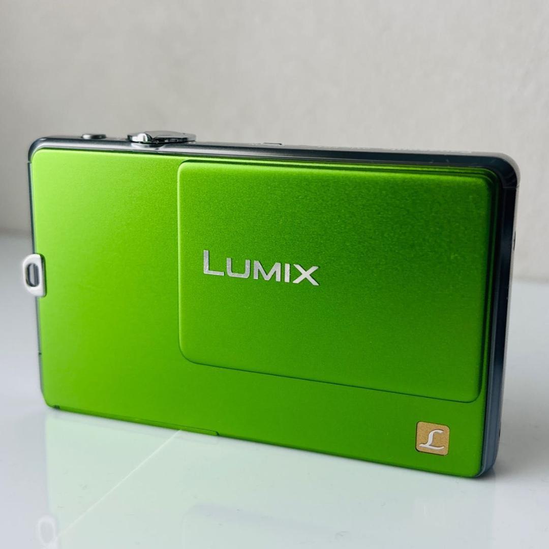 【人気色】Panasonic LUMIX DMC-FP1 グリーン 液晶劣化有
