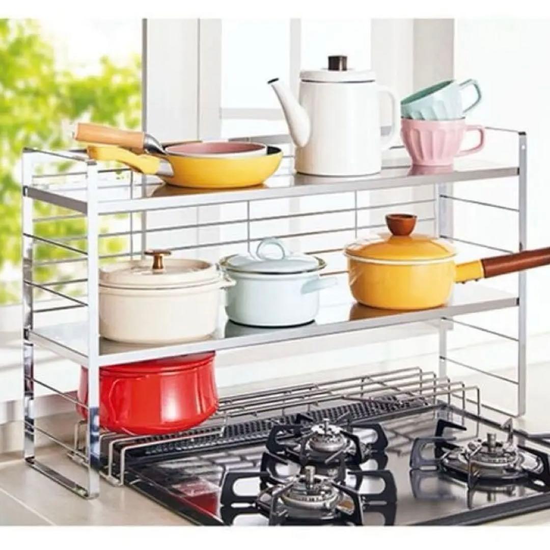 棚板ブラック　黒　40200 ステンレス棚の出窓シェルフ 74cm