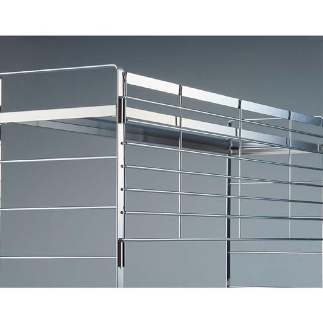 棚板ブラック　黒　40200 ステンレス棚の出窓シェルフ 74cm